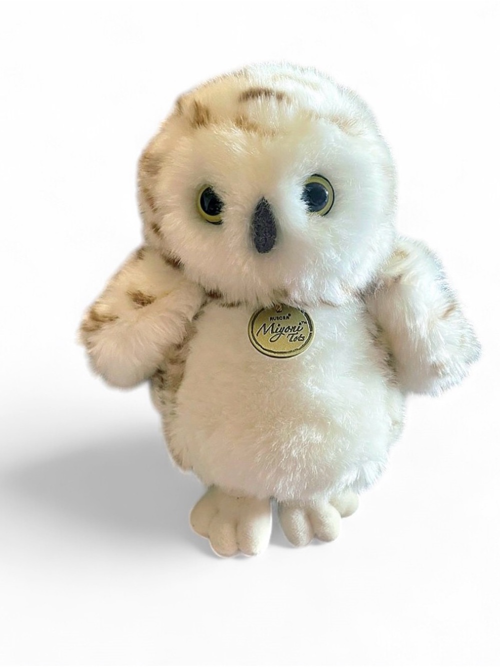 Aurora Miyoni Tots Snowy Owlet 10" Plush Owl Stuffed Animal White 26382 NWT